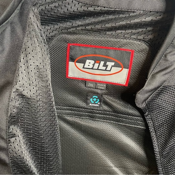 BILT Blaze 2 Motorcycle Mesh Jacket Size XXL Back, Elbows, Shoulders Armors - Picture 6 of 7